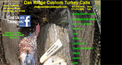 Desktop Screenshot of oakridgecustomcalls.com