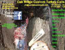 Tablet Screenshot of oakridgecustomcalls.com